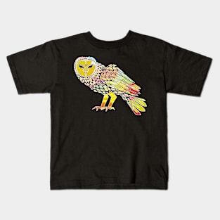 Great owl owl bird t-shirt Kids T-Shirt